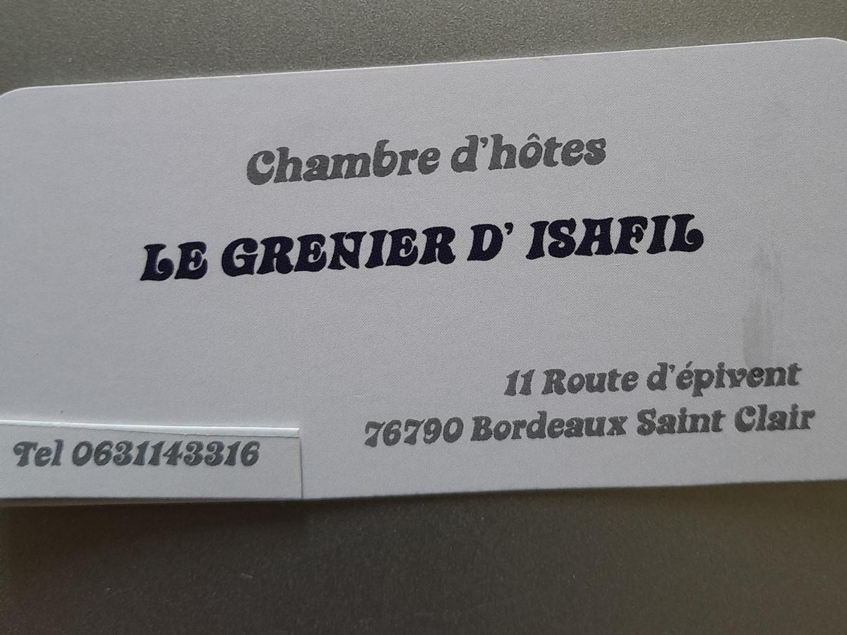 Le Grenier D'Isafil Bed & Breakfast Bordeaux-Saint-Clair Eksteriør bilde